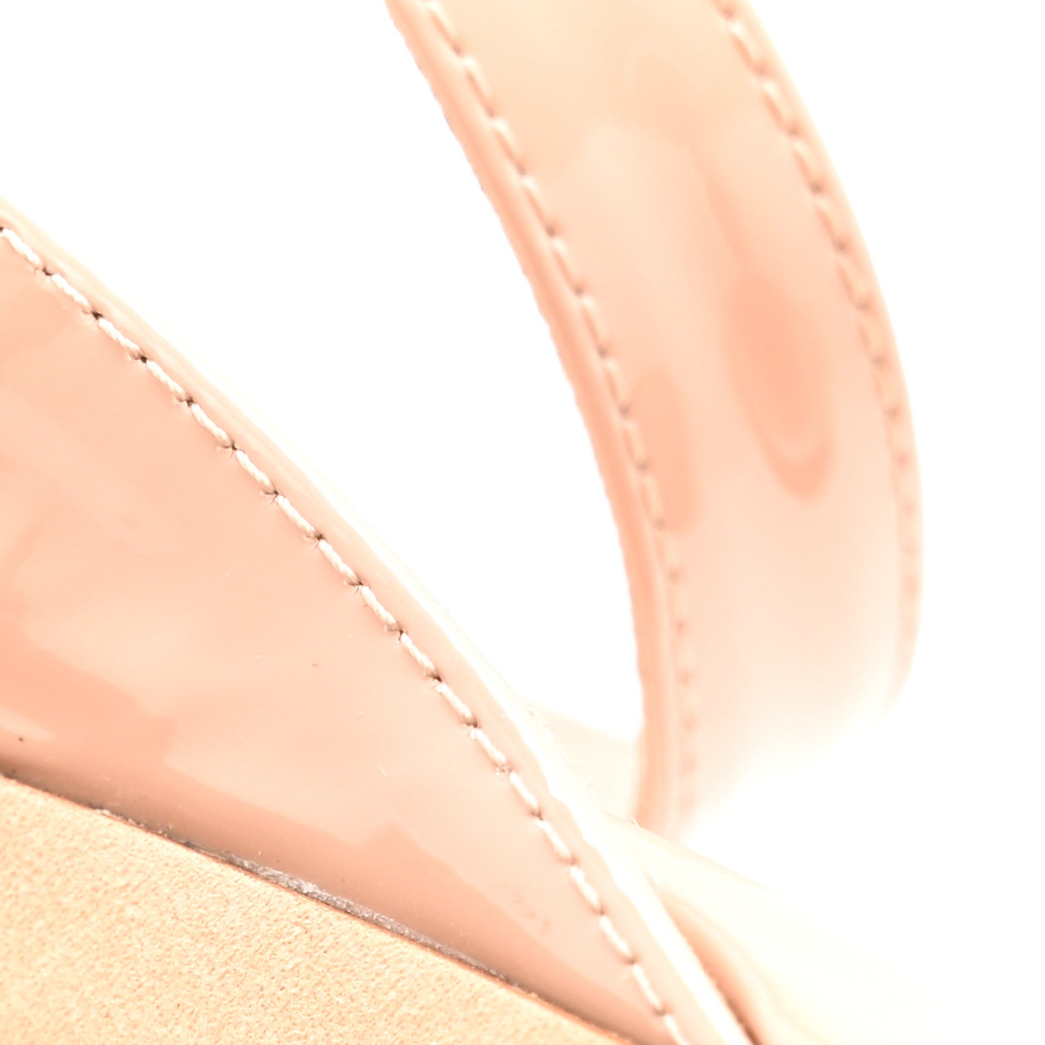 Louis Vuitton Patent Shake Platform Sandal 41 Nude Pink 10 of 10