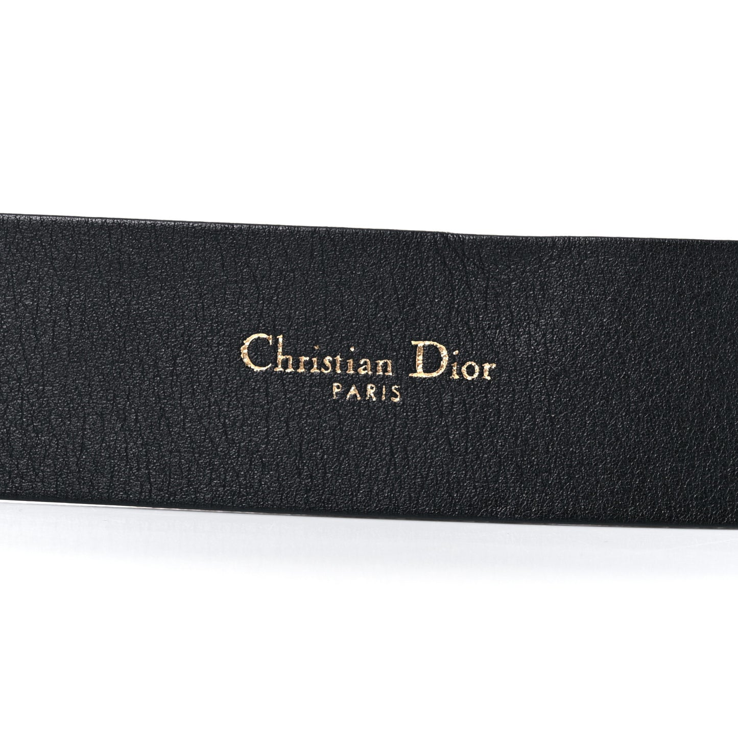 Calfskin Diorquake Belt 80 Black
