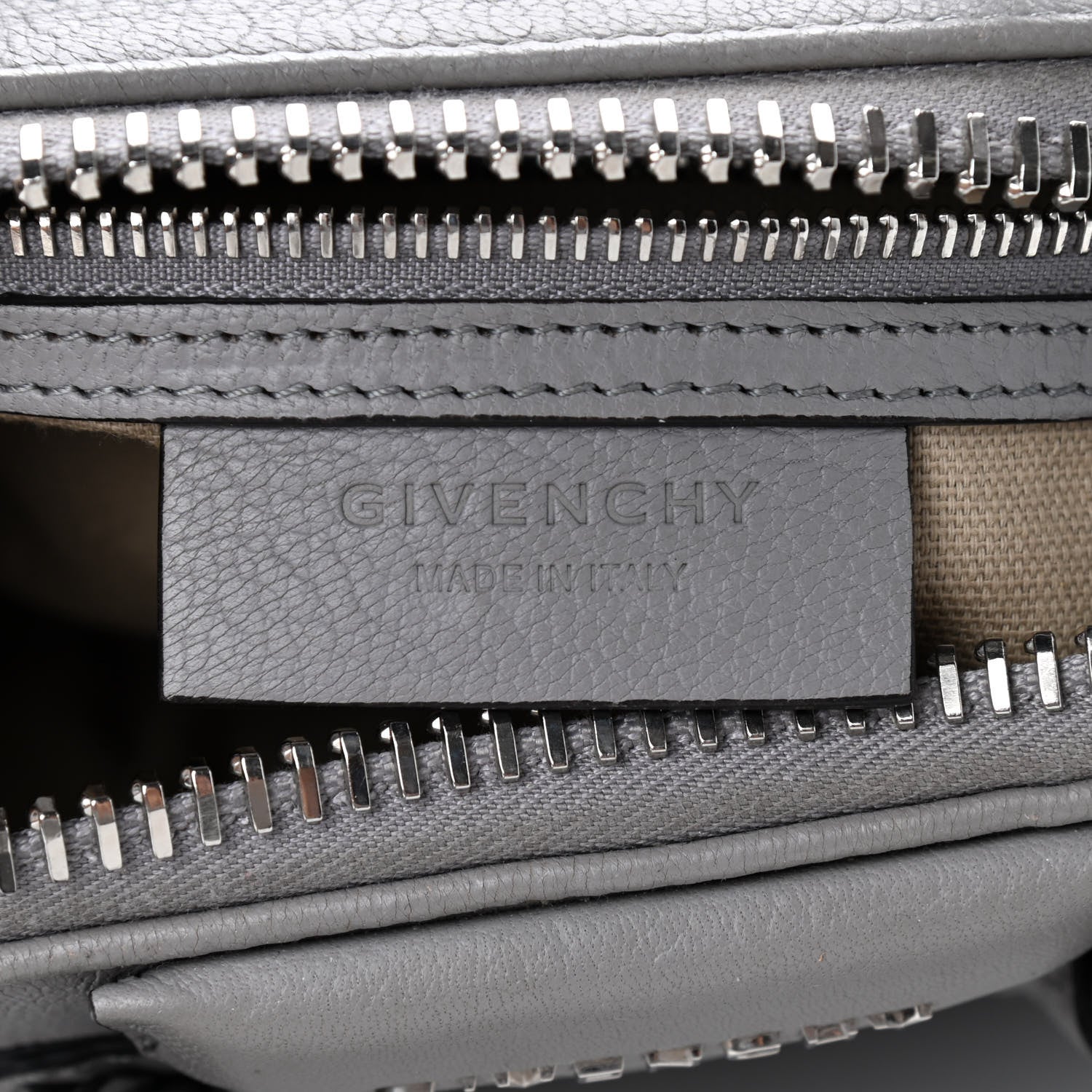 Givenchy Sugar Goatskin Mini Antigona Pearl Grey 6 of 15