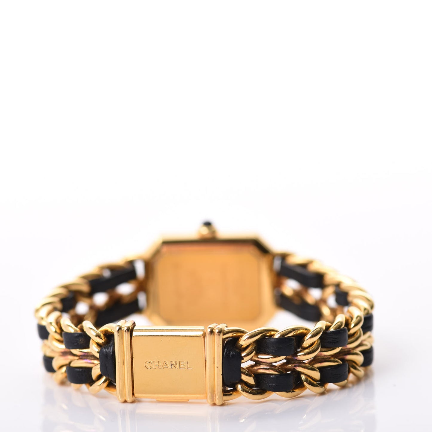 Stainless Steel Lambskin 20mm Chain Premiere Quartz Watch Gold L