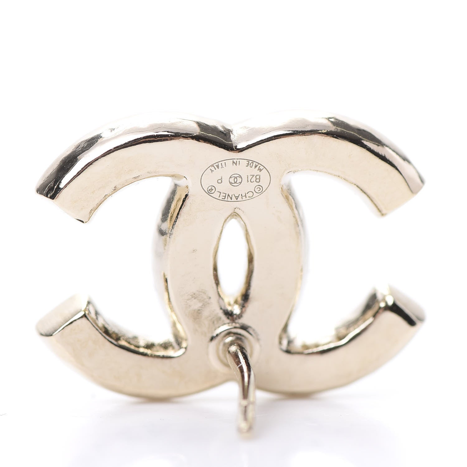Chanel Pearl CC Earrings Gold 4 of 6