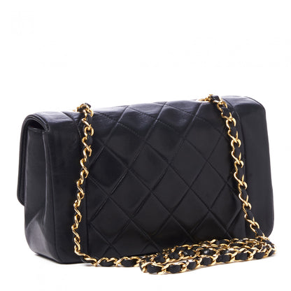 Chanel Lambskin Quilted Small Single Flap Black 2 of 9
