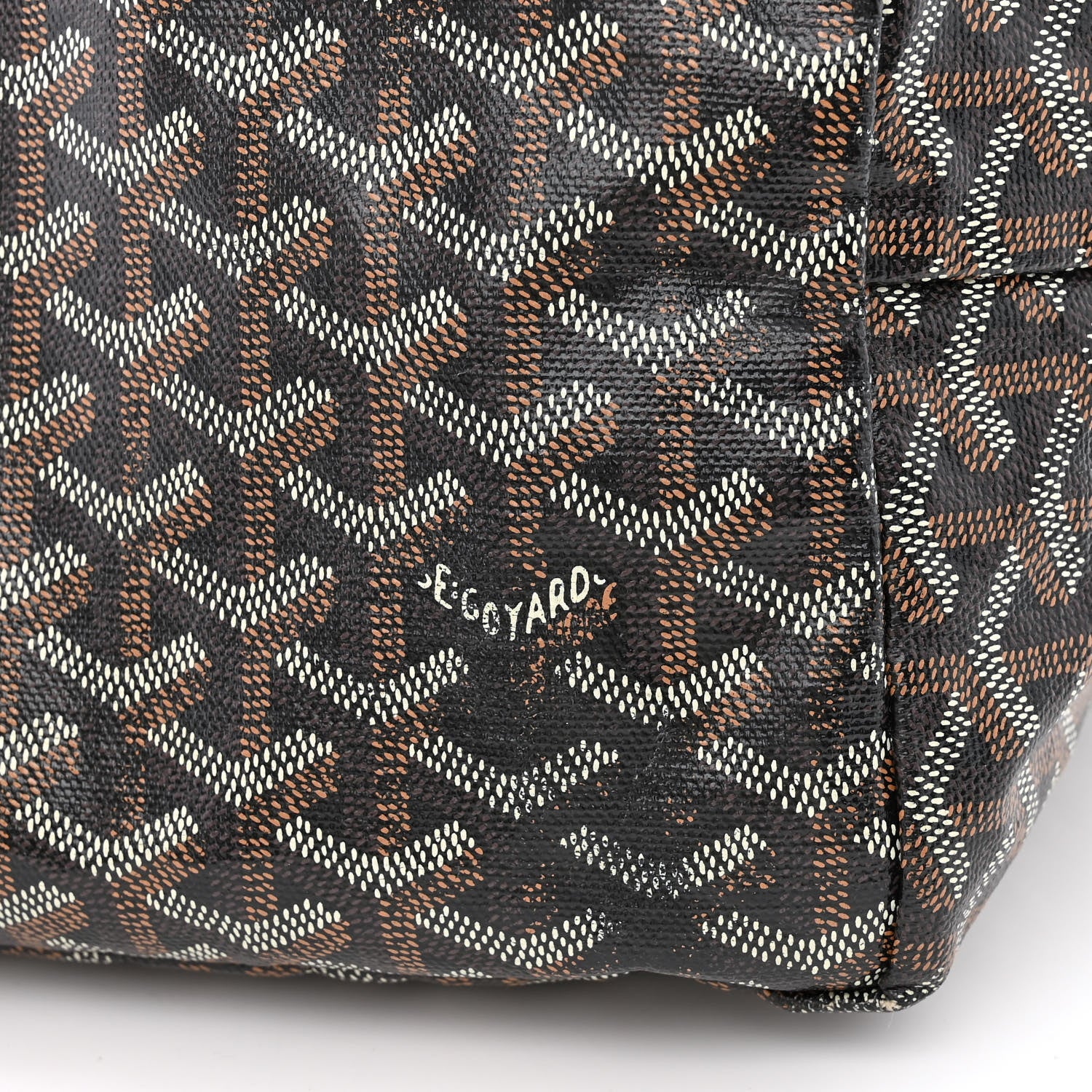 Goyard Goyardine Saint Louis GM Black Gold 13 of 17