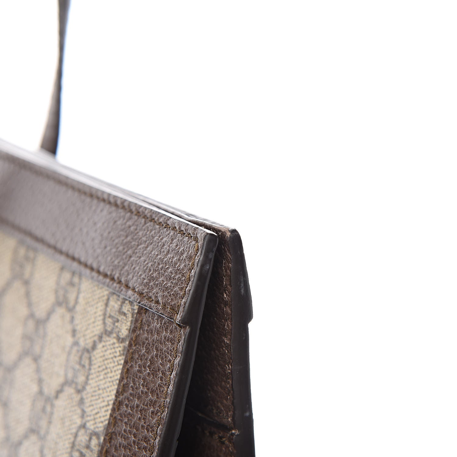 Gucci GG Supreme Monogram Web Ophidia Vertical Tote Brown 12 of 12