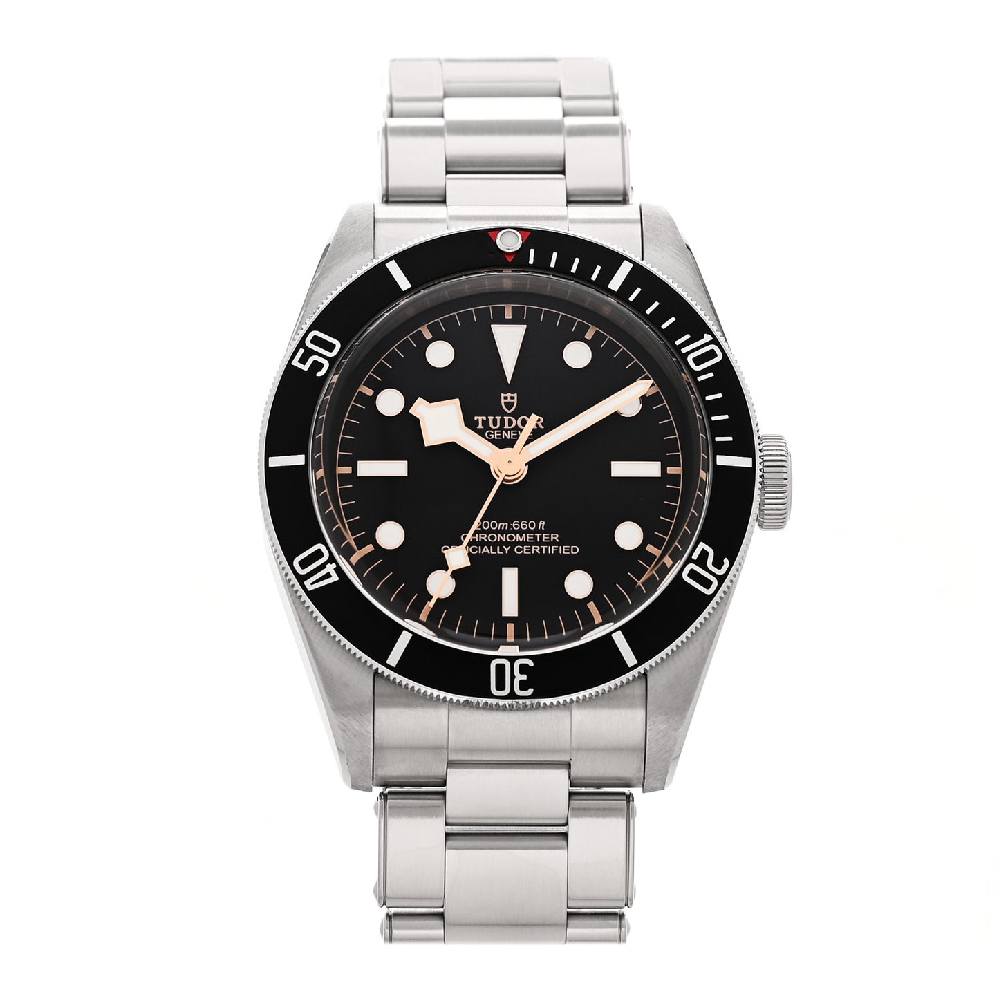 Stainless Steel 41mm Heritage Black Bay Automatic Watch Black 79230N