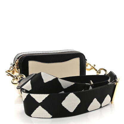 Marc Jacobs Saffiano Small Snapshot Camera Bag Cloud White Multicolor 2 of 10