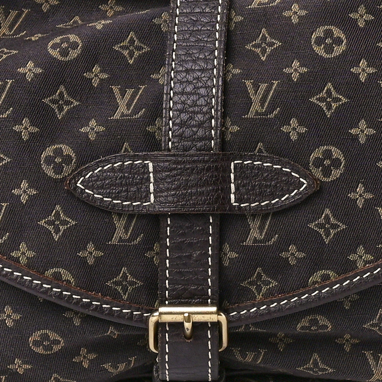 Louis Vuitton Monogram Mini Lin Saumur Ebene 10 of 13
