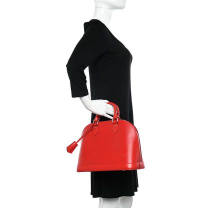 Louis Vuitton Epi Alma PM Coquelicot 2 of 10