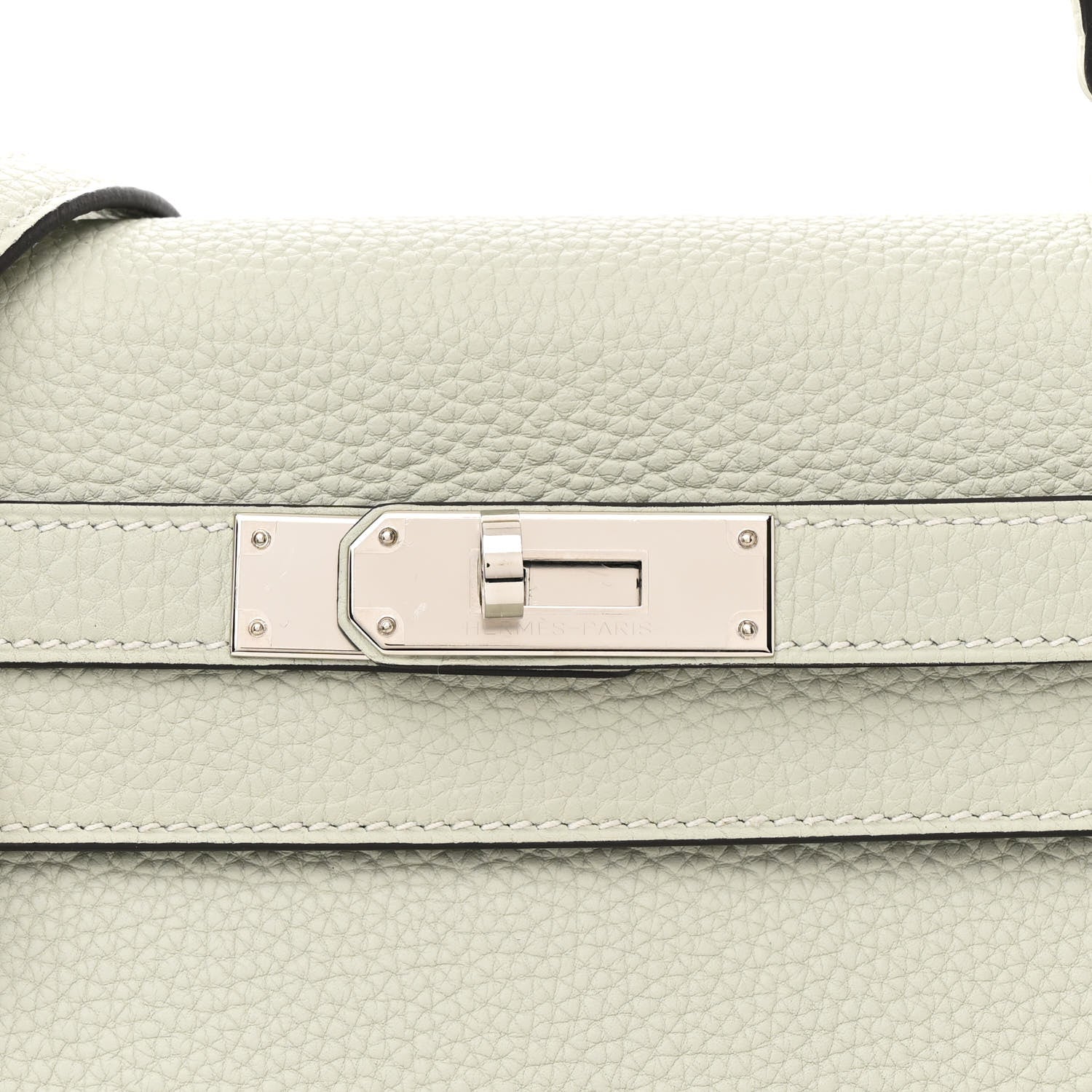 Hermes Togo Kelly Retourne 28 Gris Neve 8 of 13