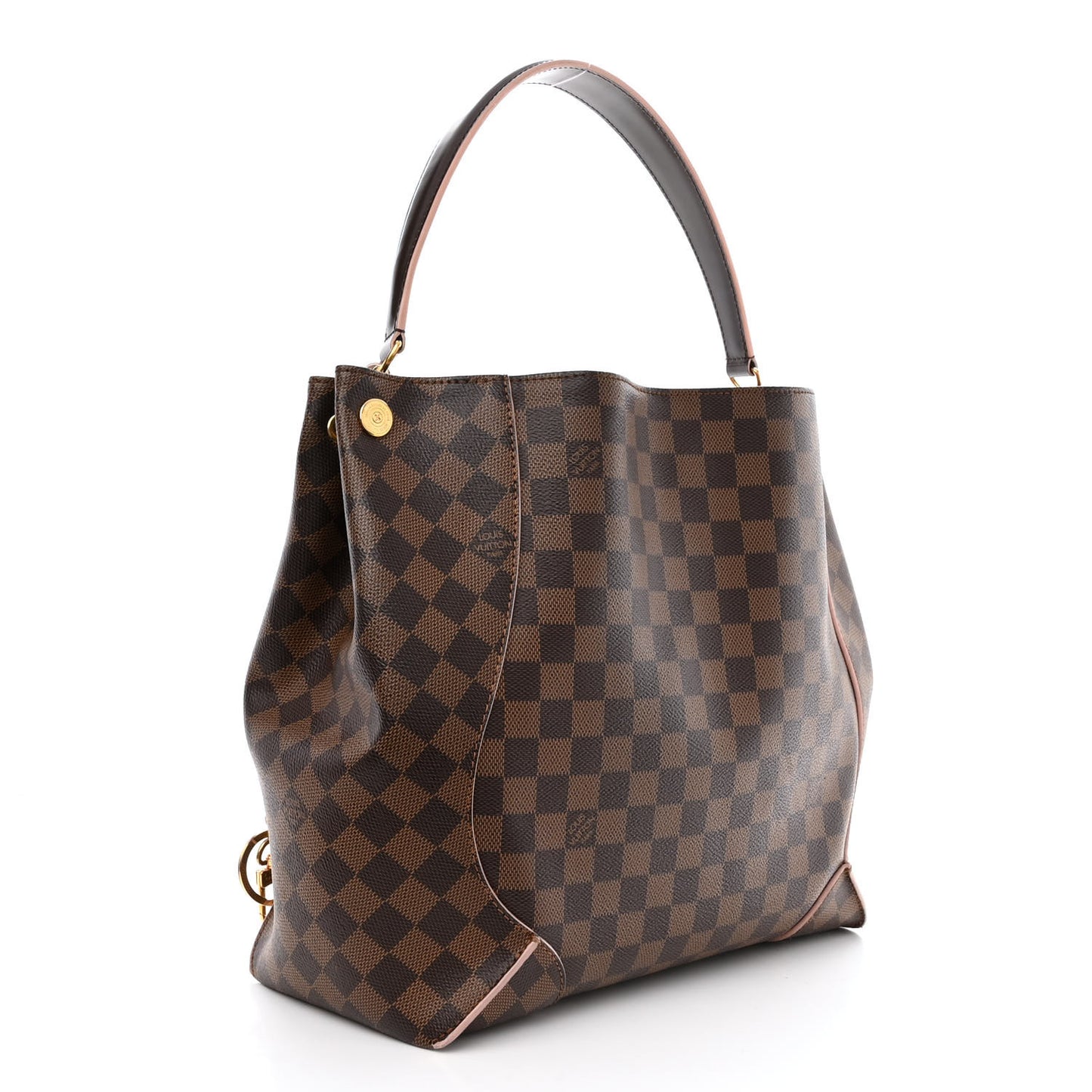 Damier Ebene Caissa Hobo Rose Ballerine