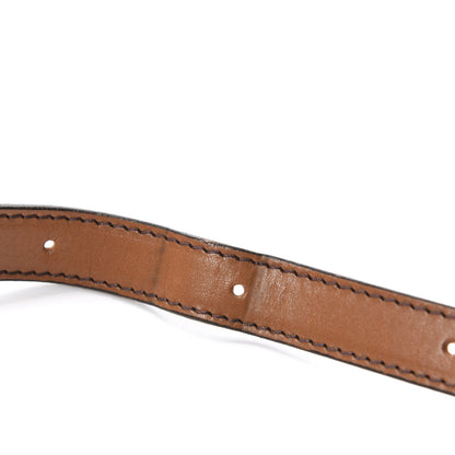 Burberry House Check Bridle Calfskin Small Dutton Hobo Light Tan 10 of 14