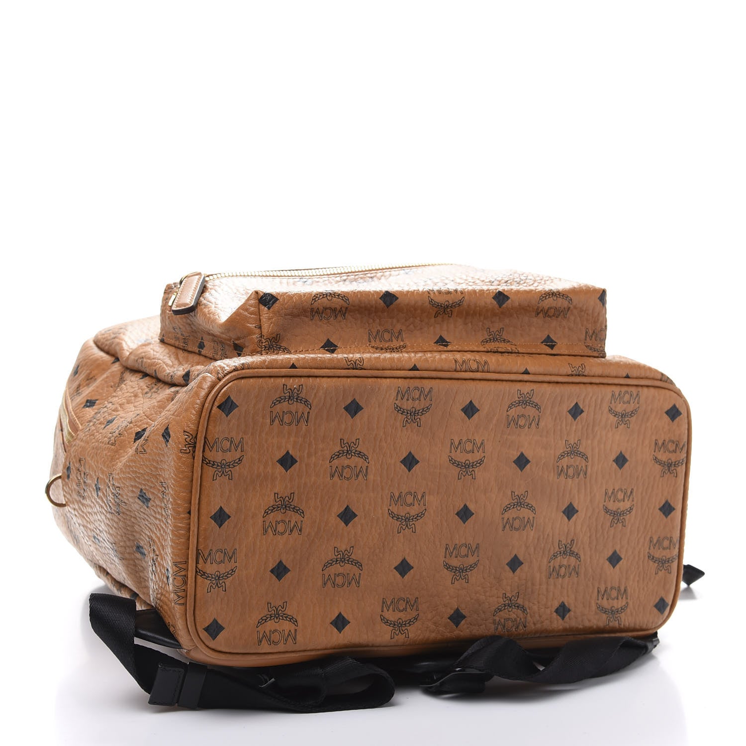 MCM Visetos Medium Stark Backpack Cognac 3 of 8