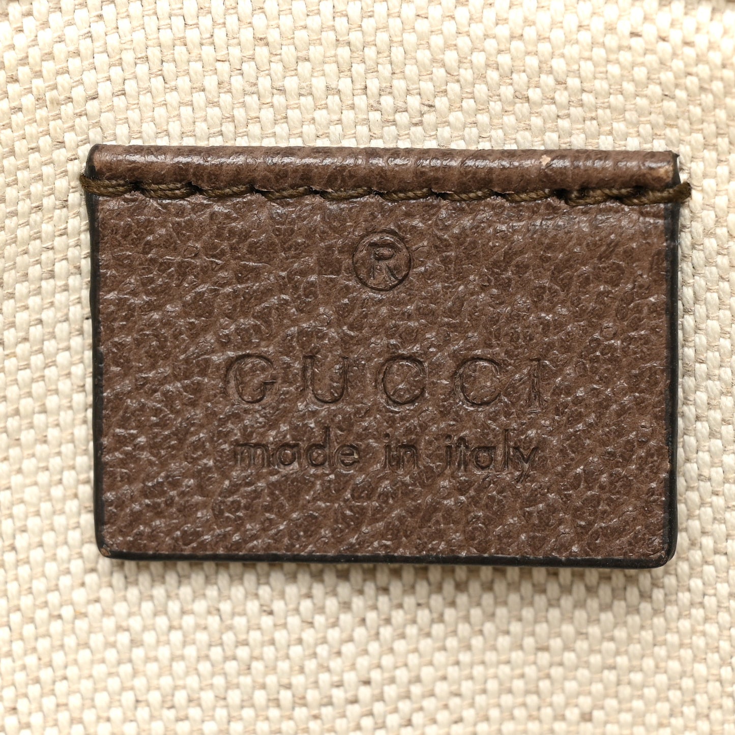 GG Supreme Monogram Neo Vintage Web Belt Bag Brown