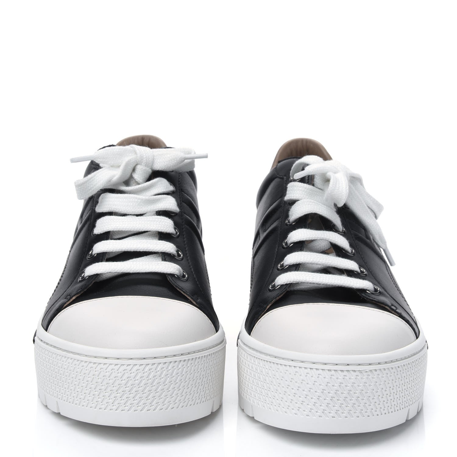 Hermes Calfskin Womens Voltage Sneakers 39 Black 4 of 9