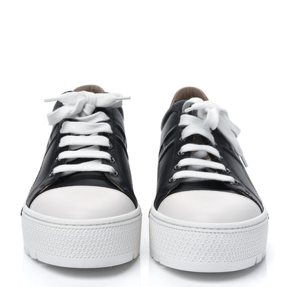 Hermes Calfskin Womens Voltage Sneakers 39 Black 4 of 9