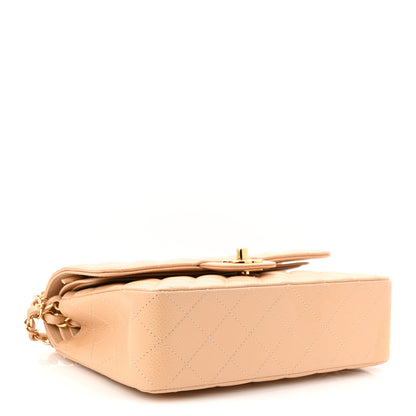 Chanel Caviar Quilted Small Double Flap Beige 4 of 10