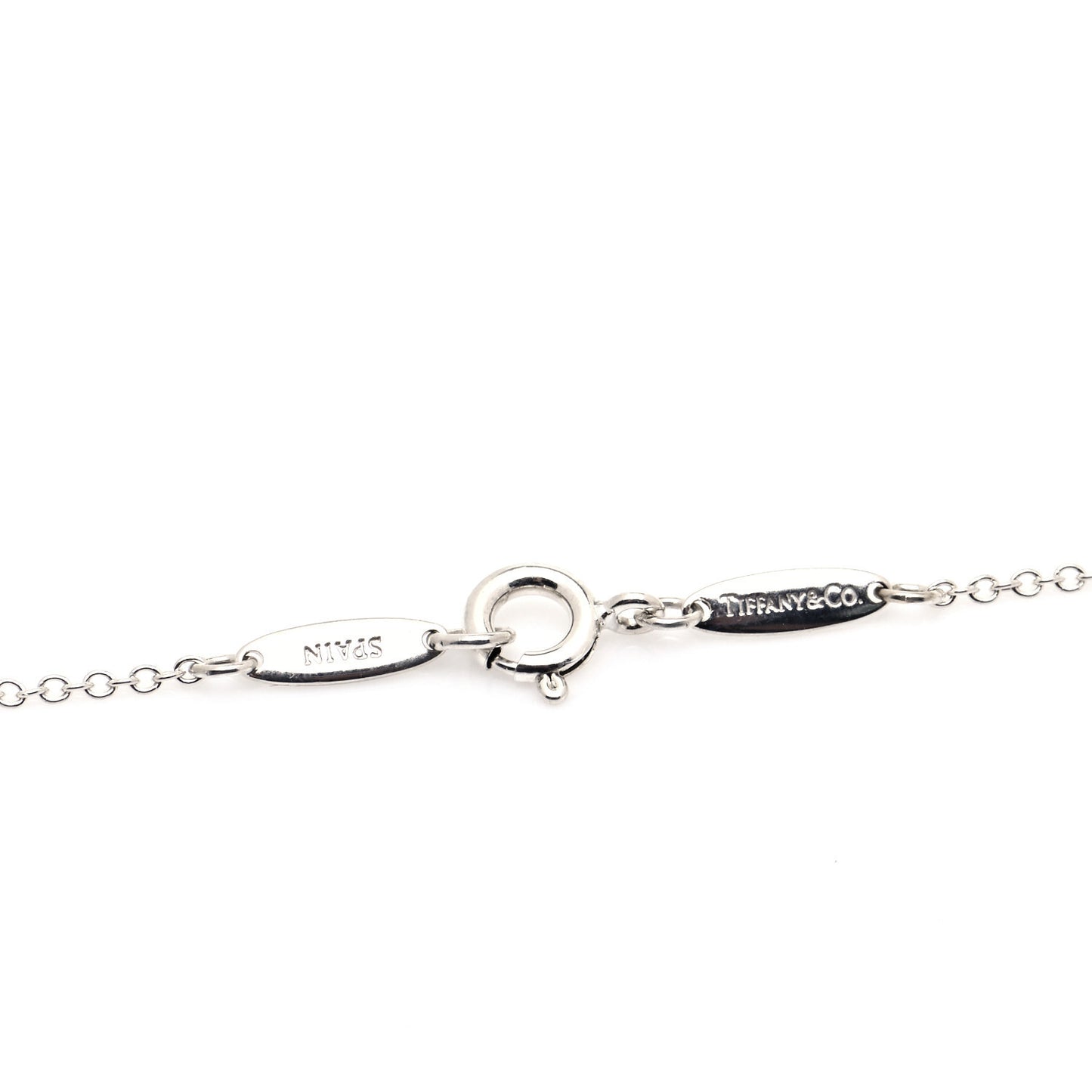 Sterling Silver Elsa Peretti Letter L Pendant Necklace