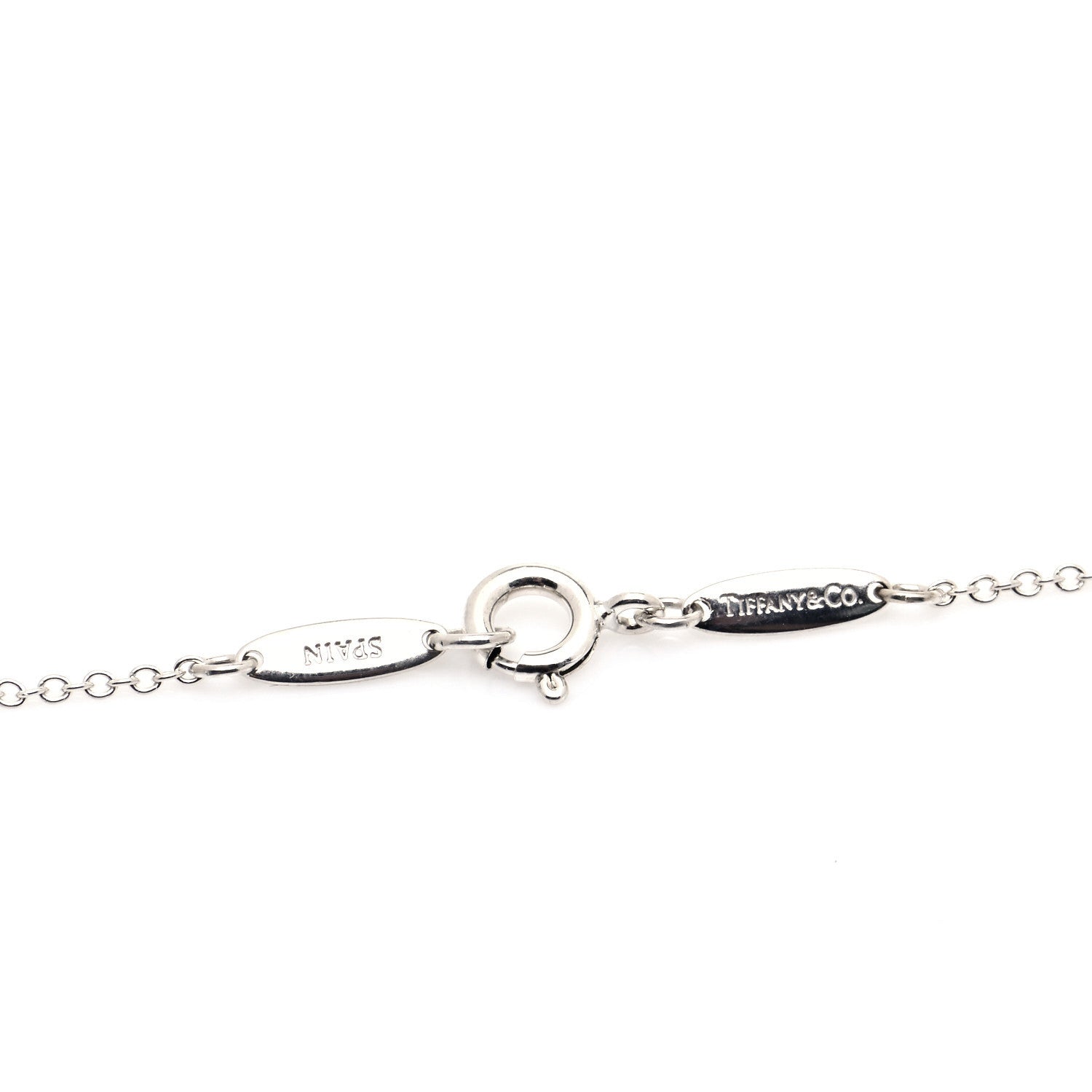 Tiffany Sterling Silver Elsa Peretti Letter L Pendant Necklace 5 of 6