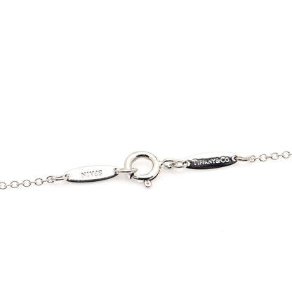 Tiffany Sterling Silver Elsa Peretti Letter L Pendant Necklace 5 of 6
