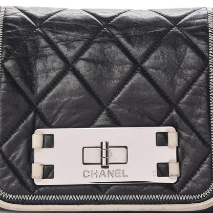 Chanel Lambskin Quilted East West Accordion Flap Black 14 of 19