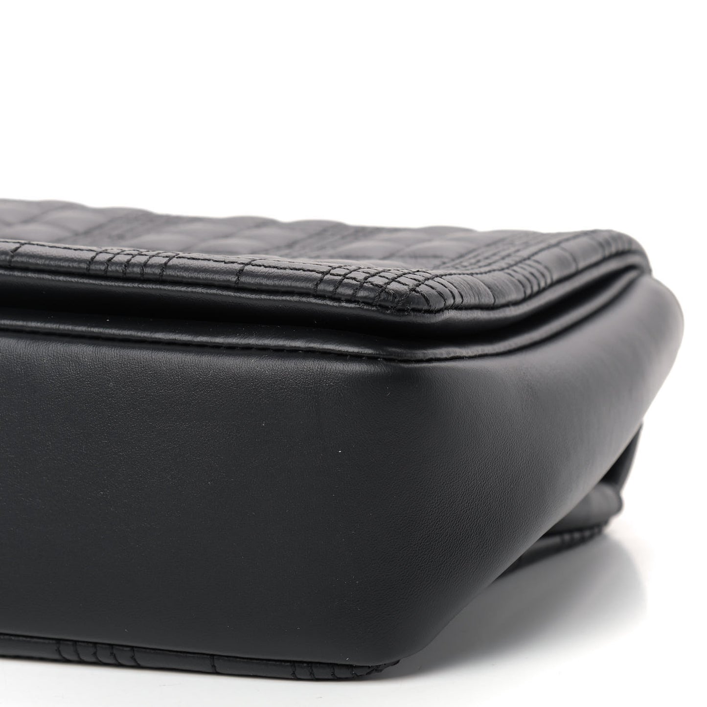 Lambskin Quilted Medium Lola Bag Black