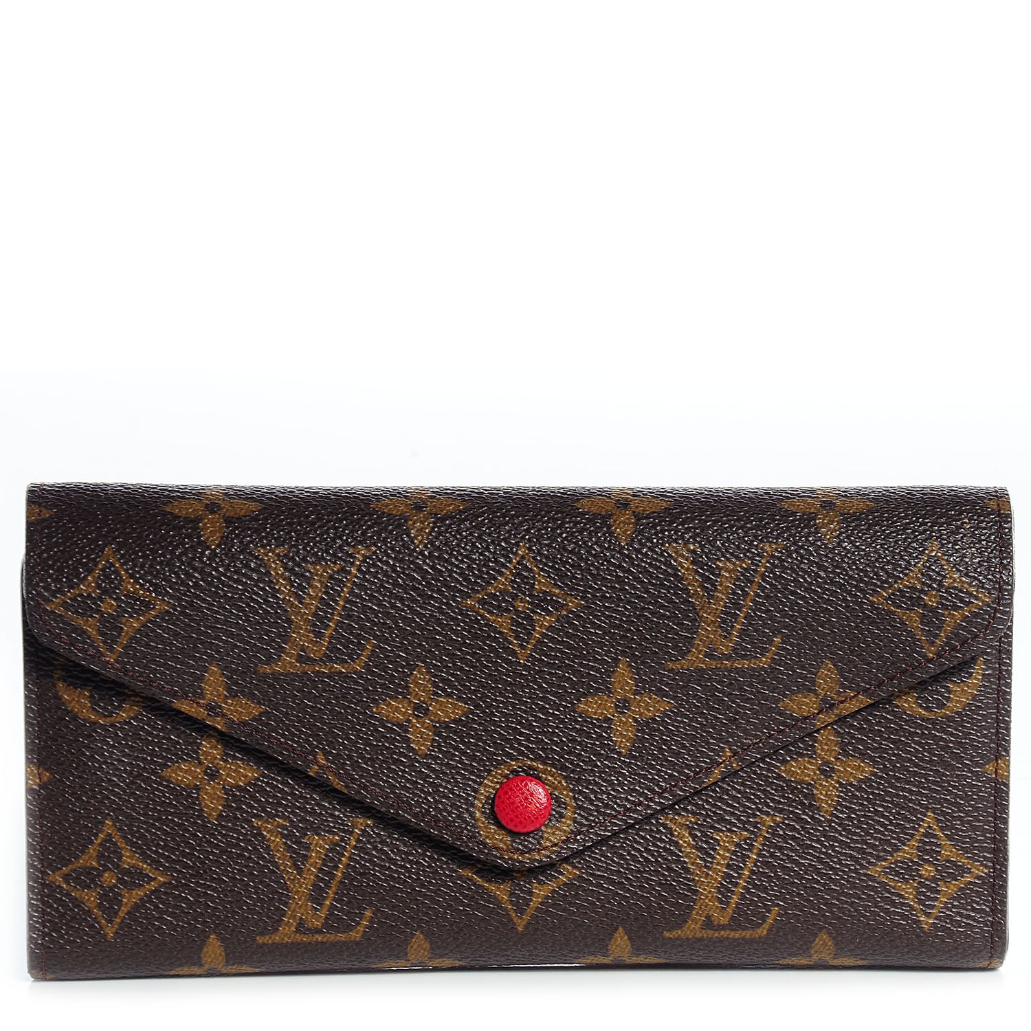 Louis Vuitton Monogram Josephine Wallet Red 1 of 8