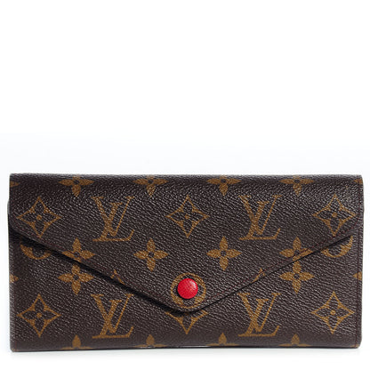 Louis Vuitton Monogram Josephine Wallet Red 1 of 8