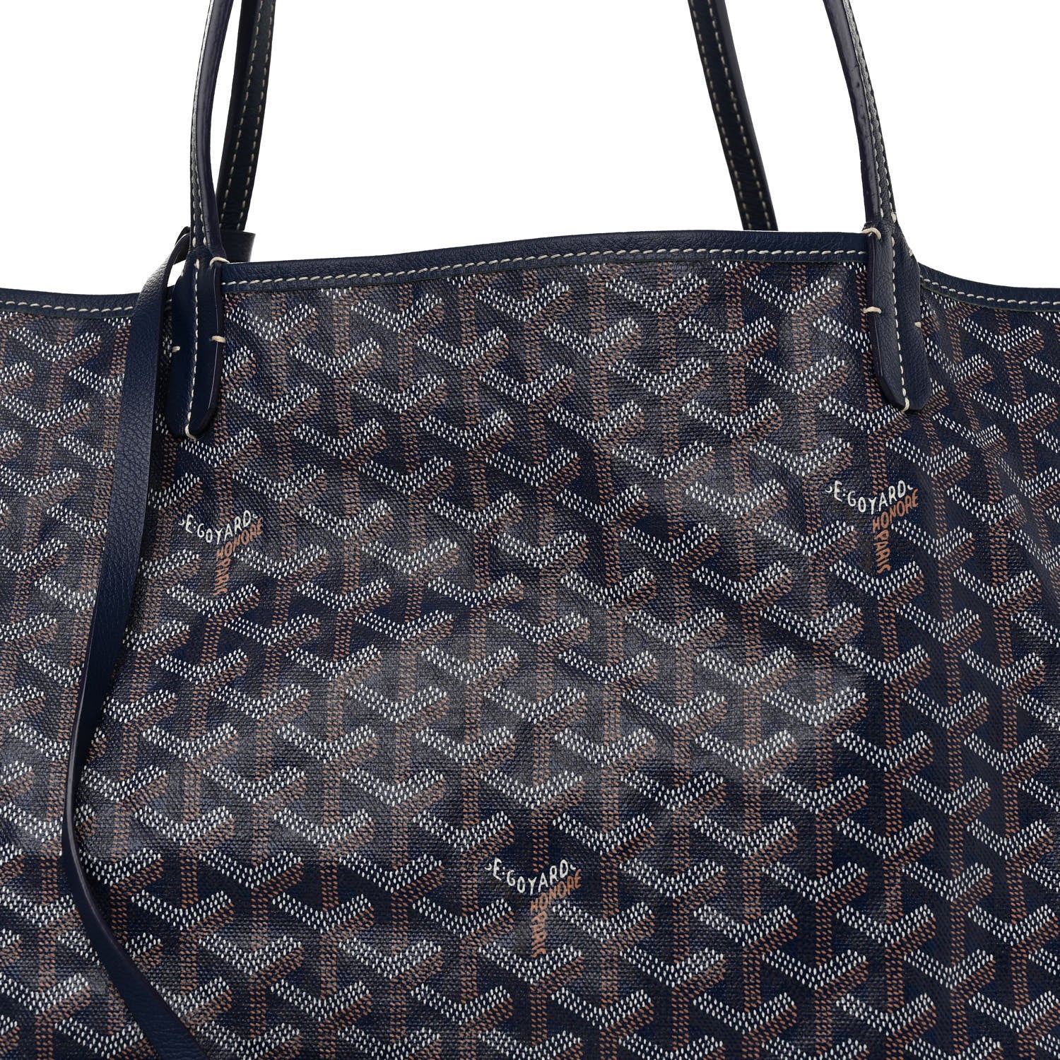 Goyard Goyardine Saint Louis GM Navy 9 of 12