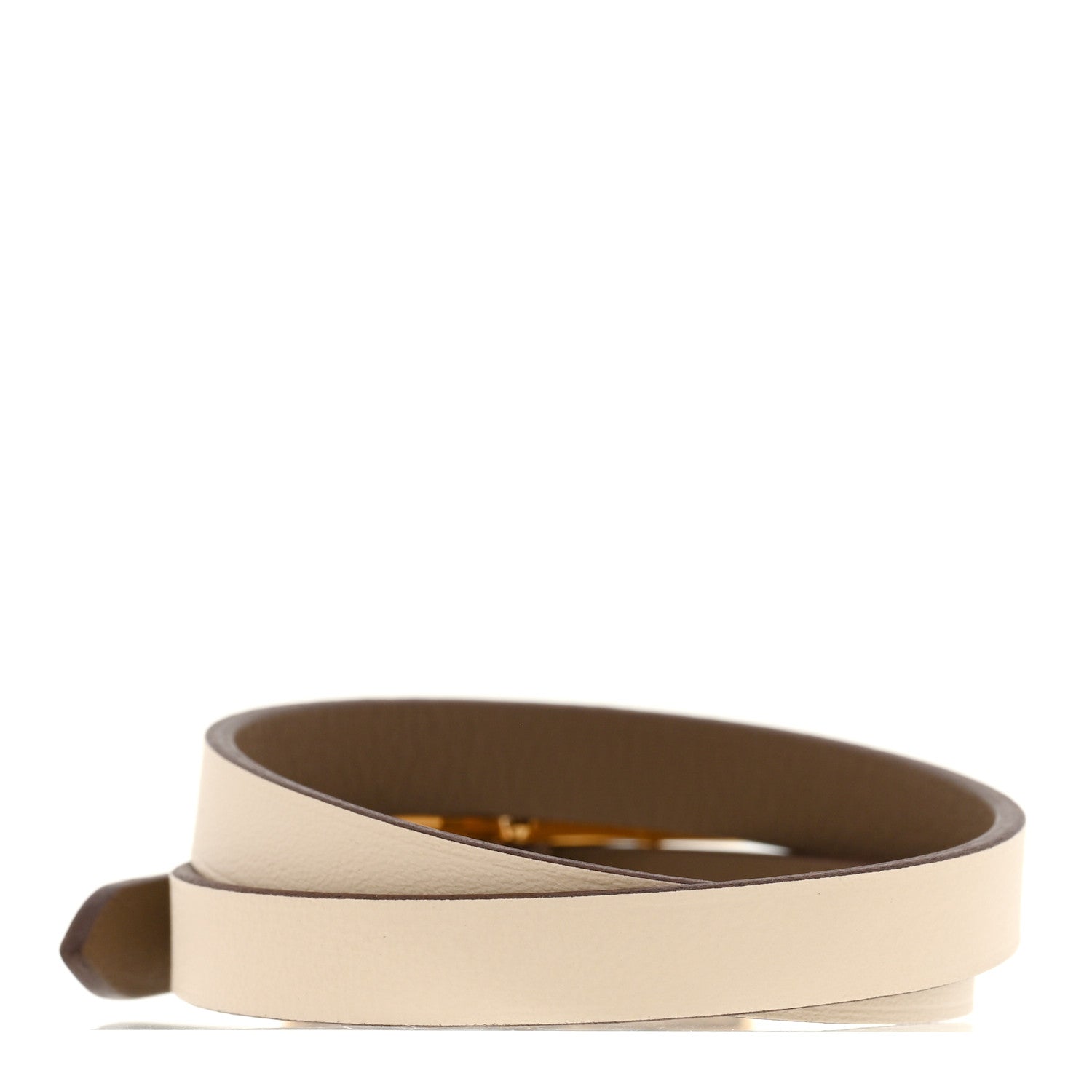 Hermes Swift Behapi Double Tour Bracelet T2 Etoupe Nata 3 of 4