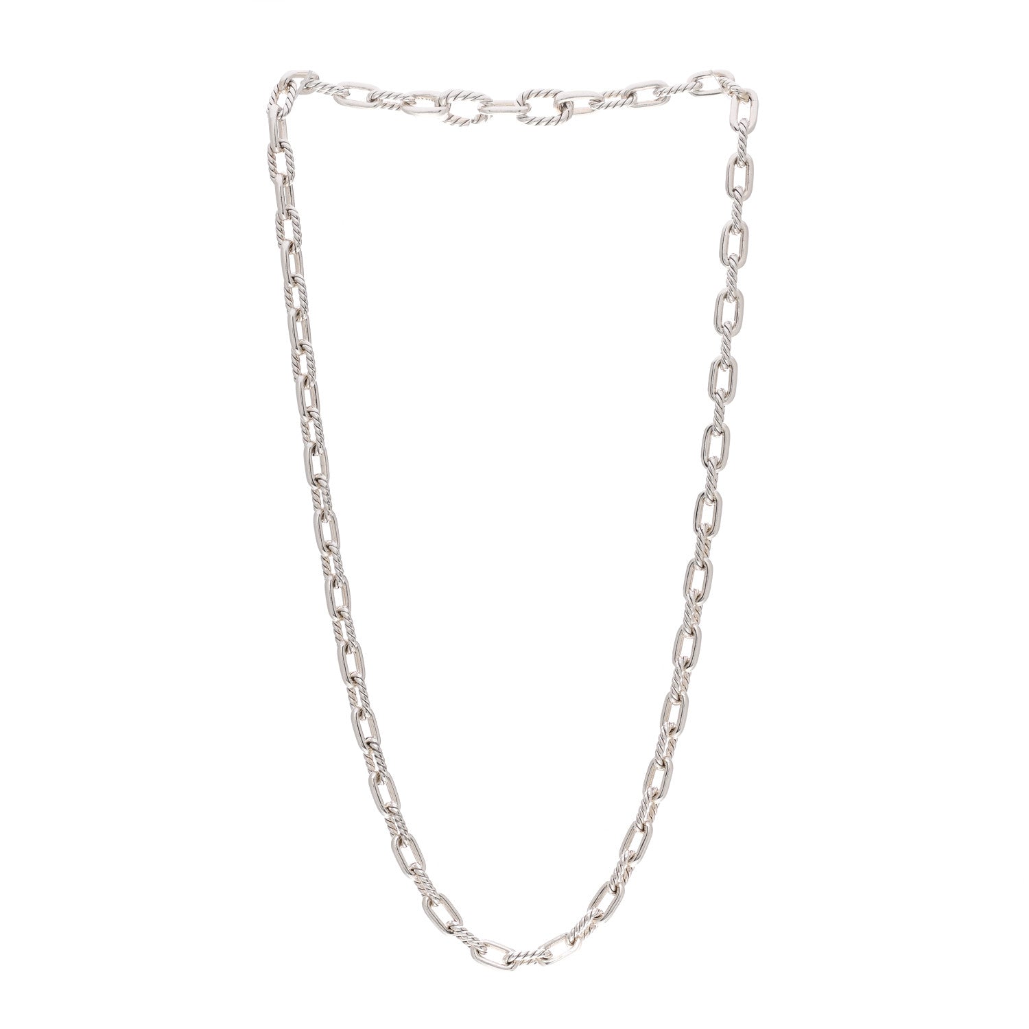 David Yurman Sterling Silver 5.5mm Madison Necklace 2 of 4