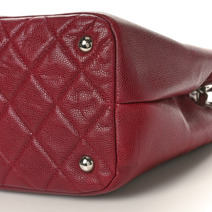Chanel Caviar Quilted Large Timeless CC Soft Tote Dark Red 11 of 11