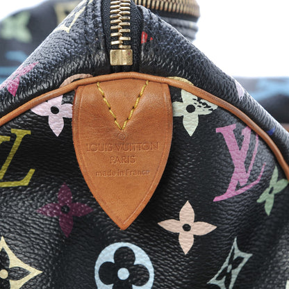Louis Vuitton Monogram Multicolor Speedy 30 Black 6 of 7