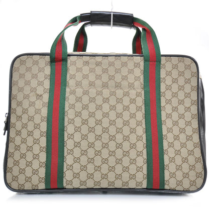 Gucci Monogram Web Dog Carrier 1 of 8
