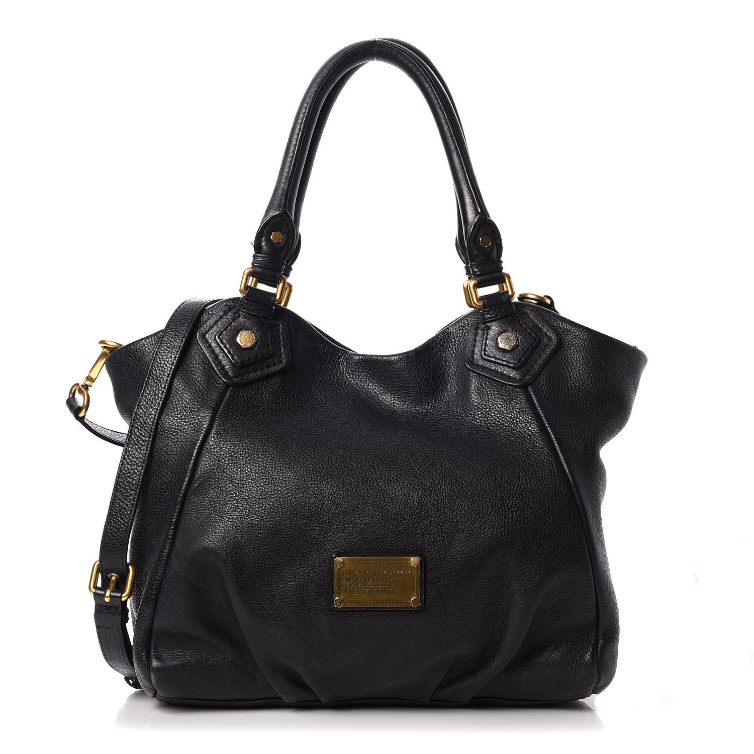 Marc Jacobs MARC By Pebbled Calfskin Classic Q Francesca Tote Black 1 of 9