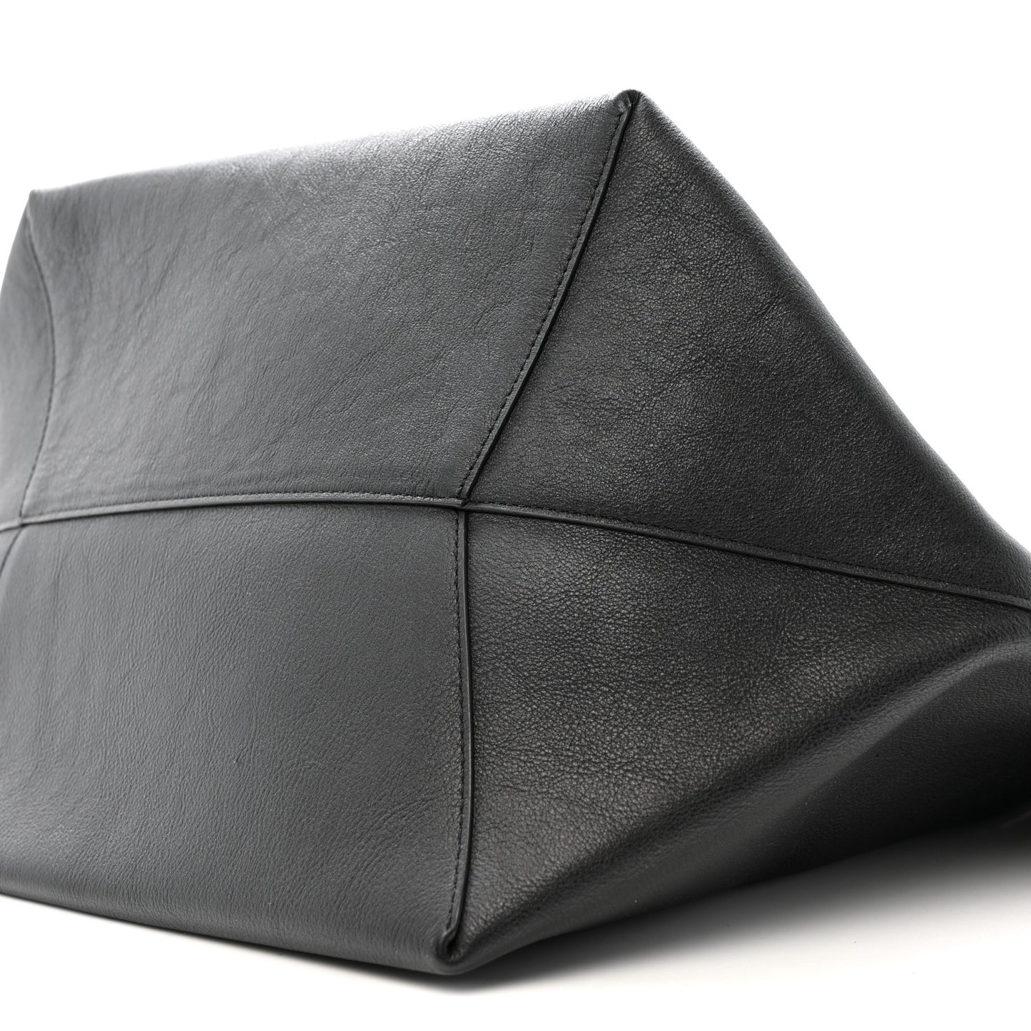 Supple Calfskin Everyday Soft Tote Black