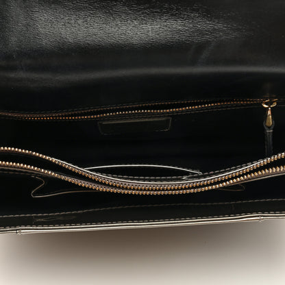 Bulgari Metallic Calfskin Serpenti Forever Crossbody Bag Silver 6 of 11