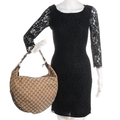 Gucci Monogram Biba Hobo Brown 2 of 7