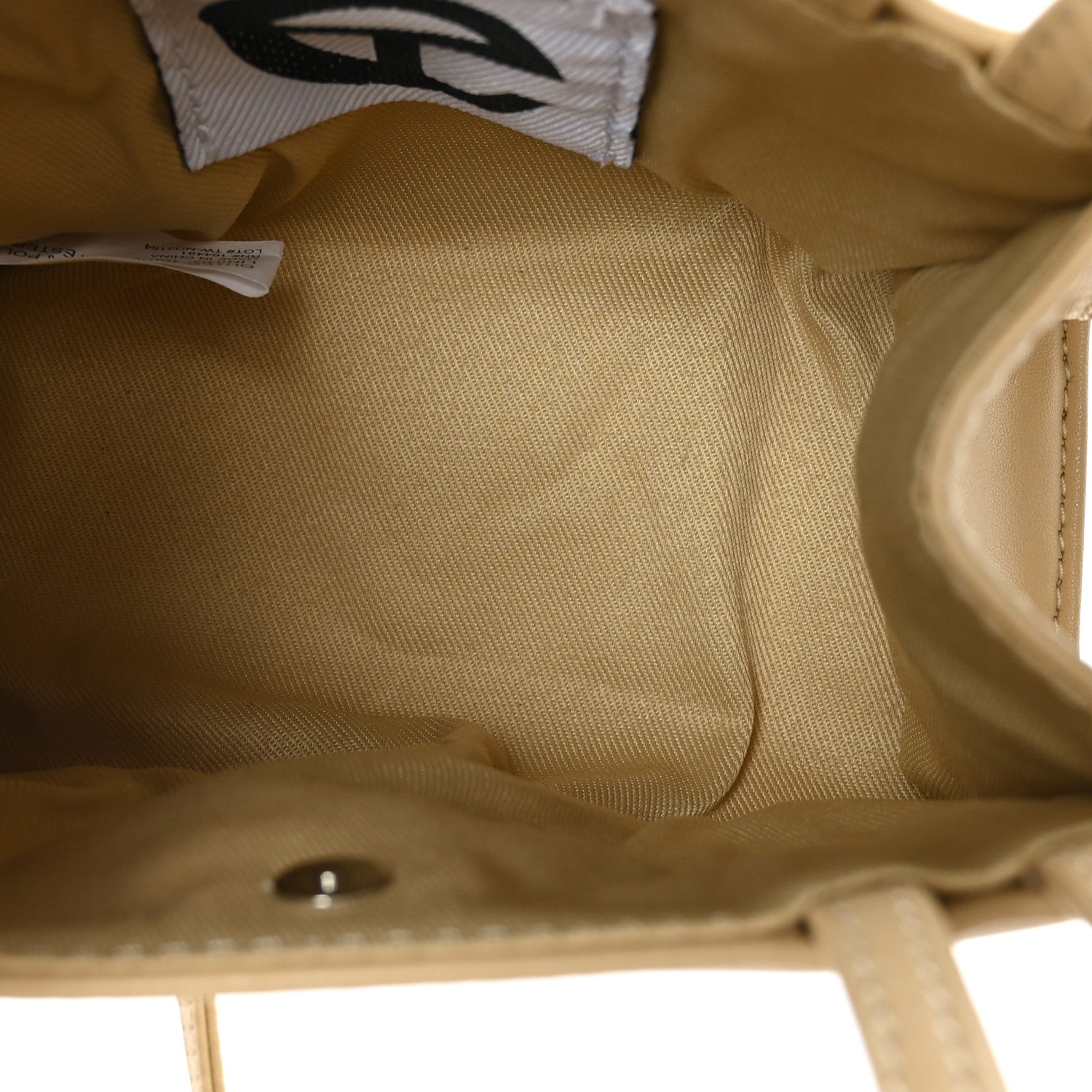 Telfar Vegan Leather Small Shopping Bag Cream 5 of 9