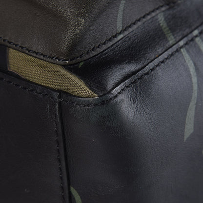 Valentino Garavani Nappa Canvas Panther Backpack Green 10 of 15