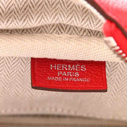 Hermes Taurillon Novillo Victoria II 35 Geranium 5 of 11