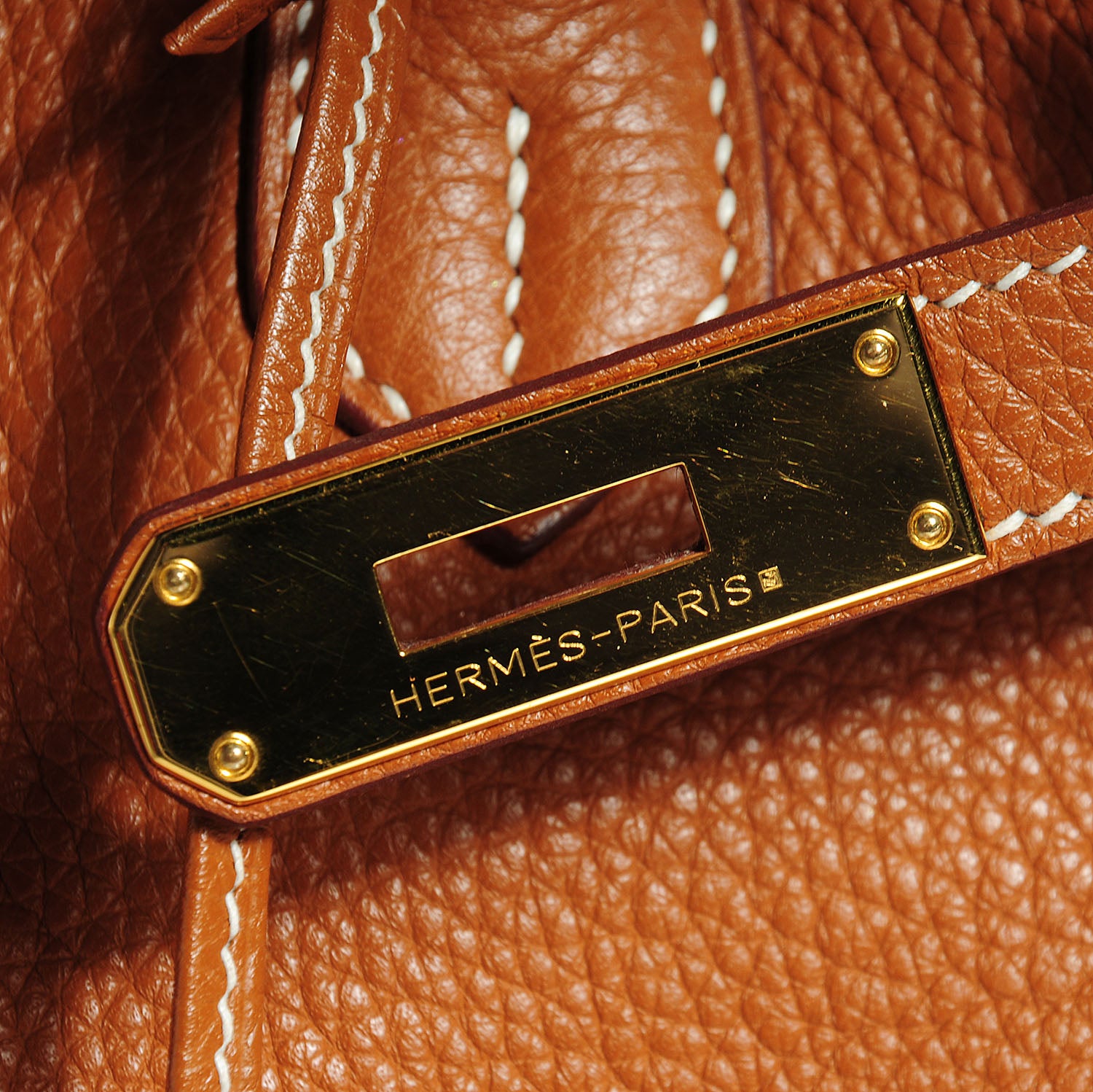 Hermes Taurillon Clemence Birkin 35 Gold 9 of 23