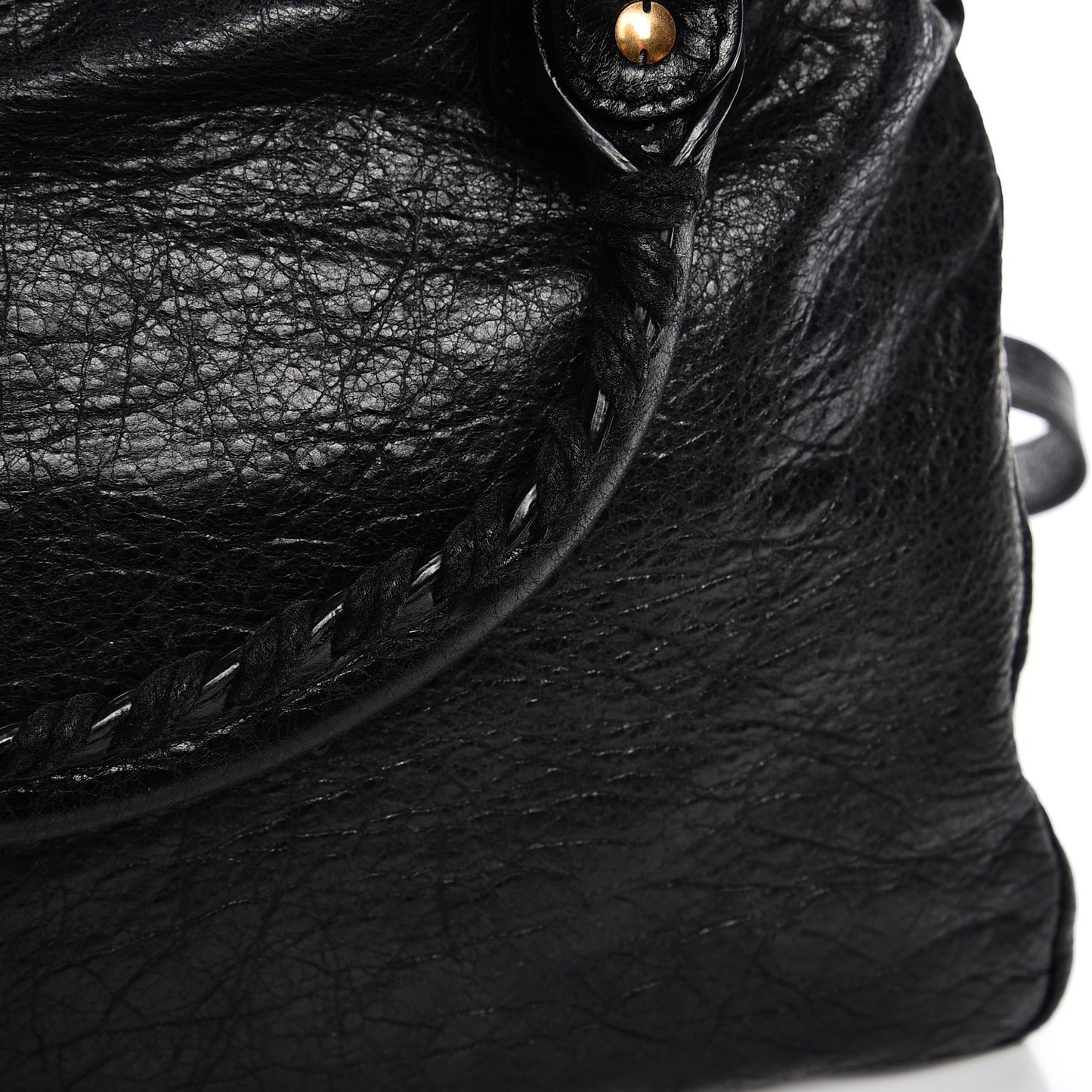 Agneau Giant 12 Rose Gold Hardware Town Black