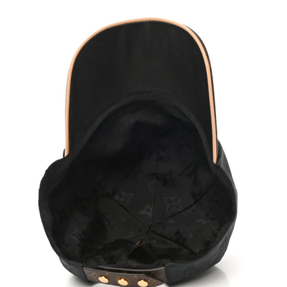 Louis Vuitton Polyester Silk Monogram LV Get Ready Cap L Black 7 of 8