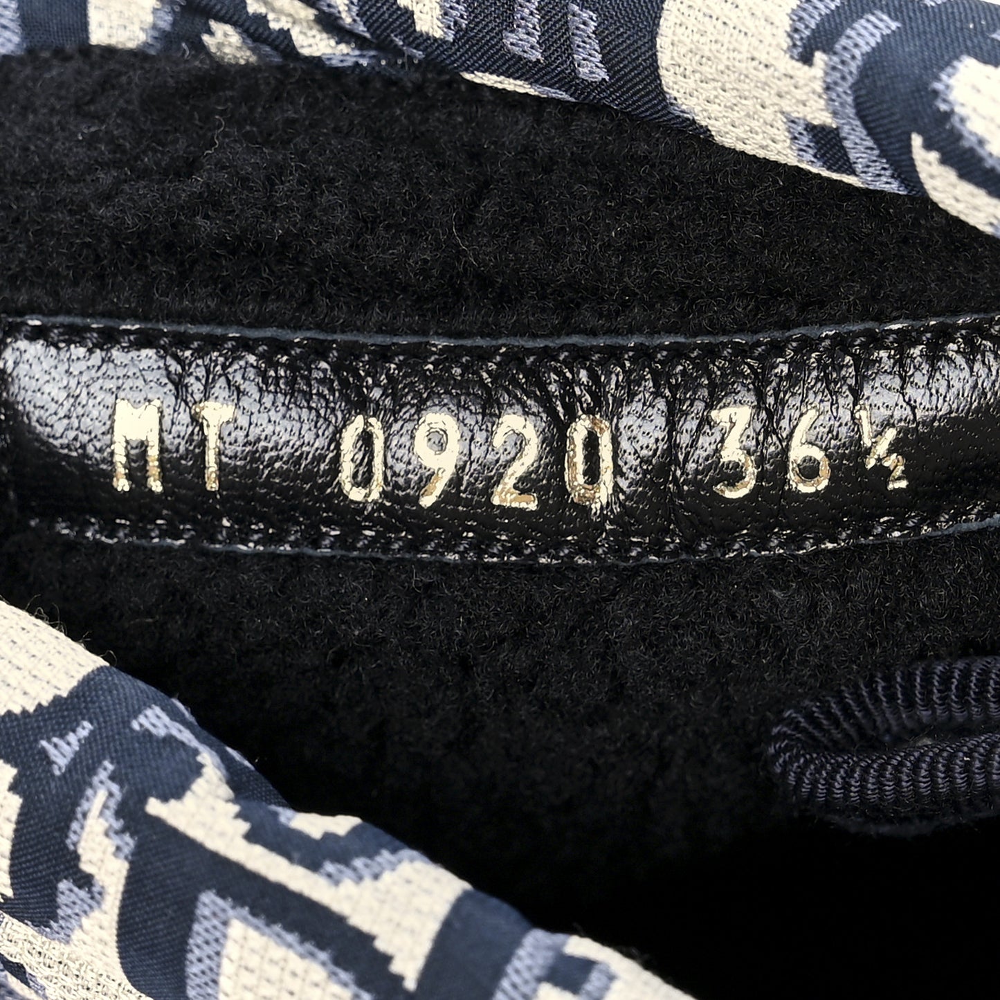 Oblique Nylon D-Venture Boots 36.5 Deep Blue