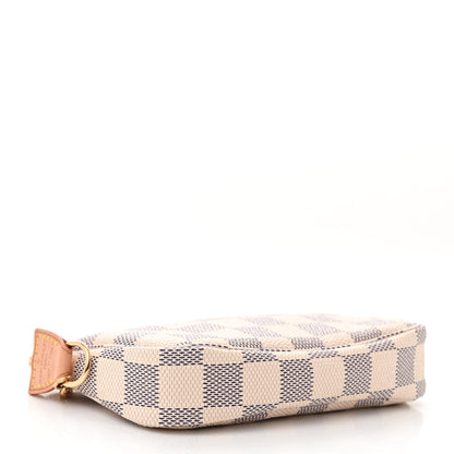 Louis Vuitton LOUIS VUITTON Damier Azur Mini Pochette Accessories 4 of 10