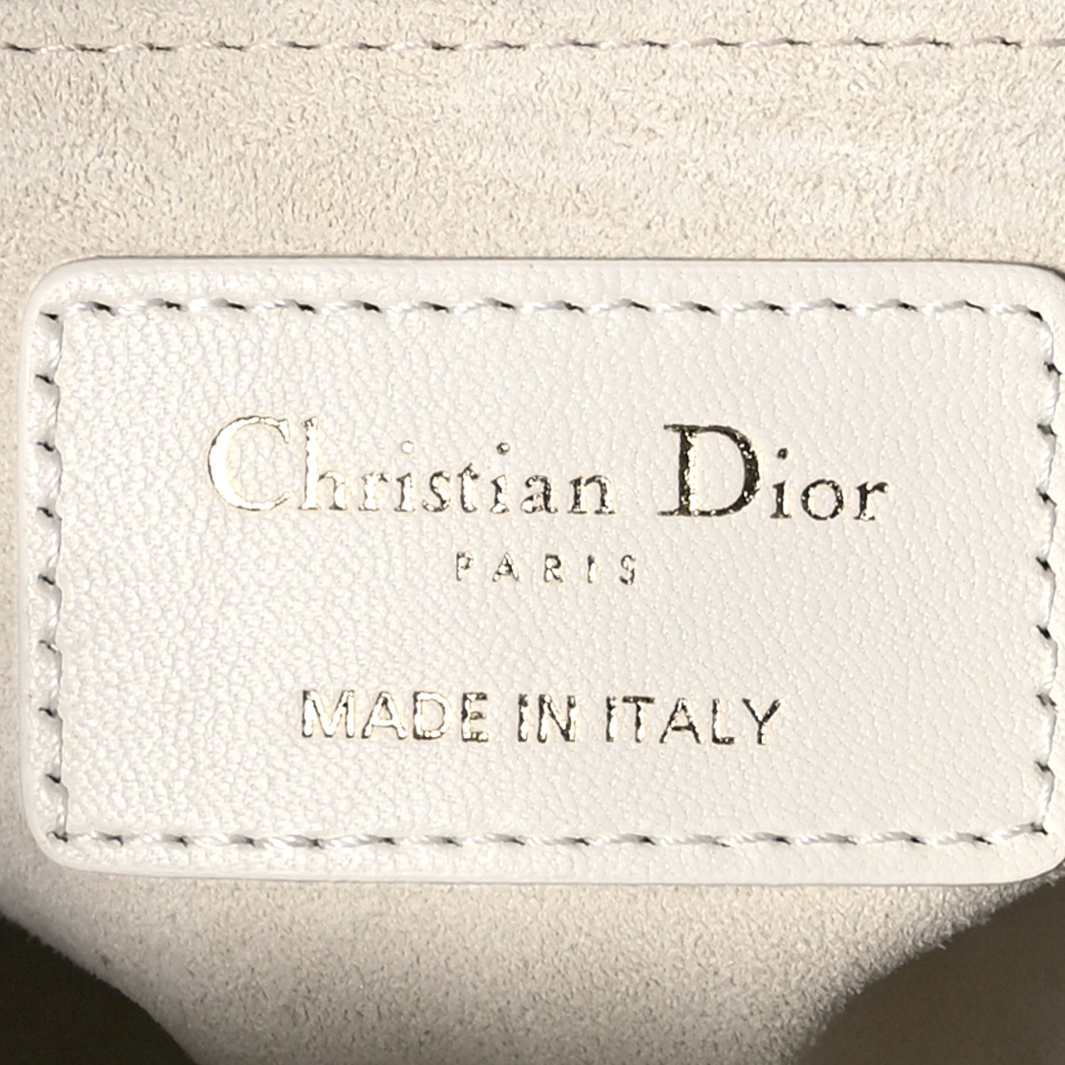 Christian Dior Lambskin Cannage Small My ABCDior Lady Dior White 6 of 11