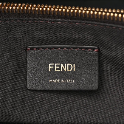 Fendi Vitello King Elaphe Python Print Logo Medium By The Way Boston Bag Tartufo Daisy Roccia 7 of 11