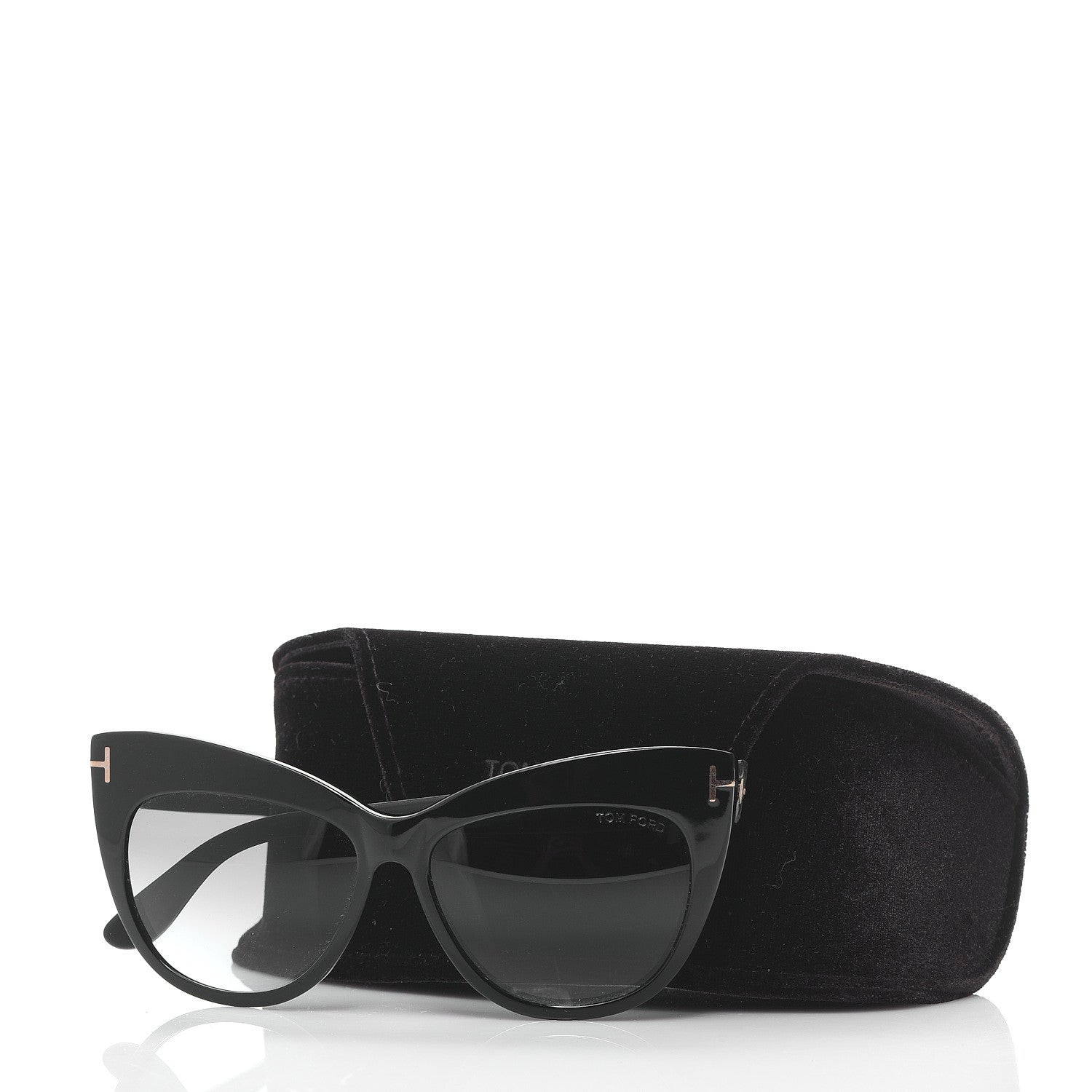 Tom Ford Nika Cat Eye Sunglasses TF523 Black 7 of 7
