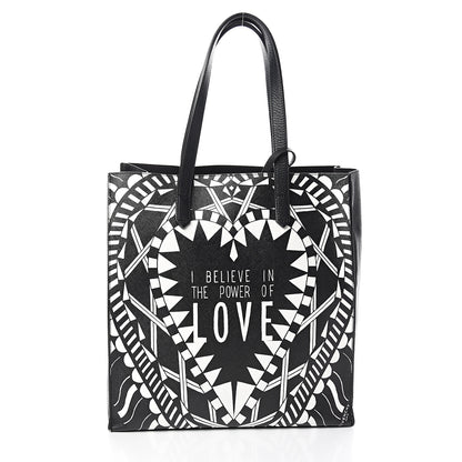 Givenchy Calfskin Power of Love Print Tote Black 2 of 15