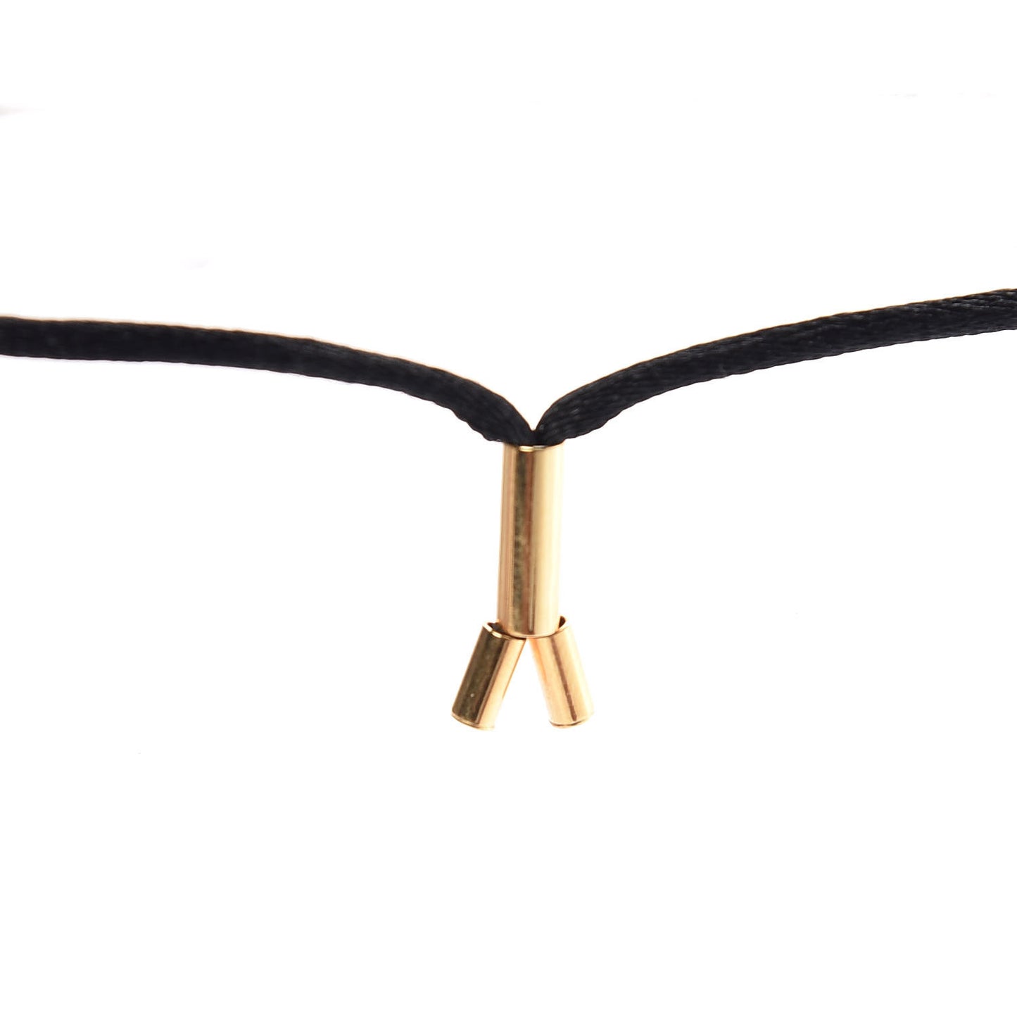 18K Pink Yellow White Gold Trinity Cord Necklace